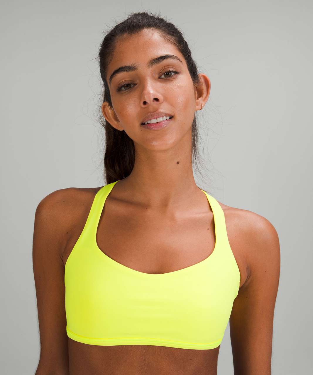 Lululemon Free to Be Bra - Wild *Light Support, A/B Cup - Electric Lemon