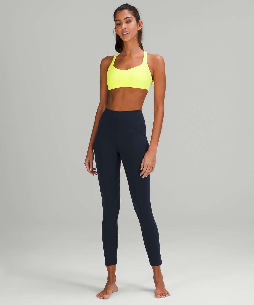 Lululemon Free to Be Bra - Wild *Light Support, A/B Cup - Electric Lemon