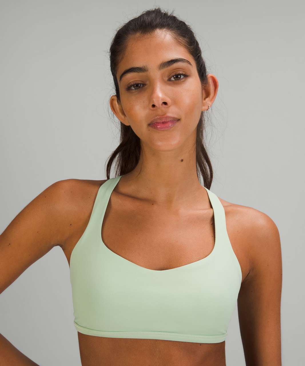 Lululemon Free to Be Bra - Wild *Light Support, A/B Cup - Creamy Mint