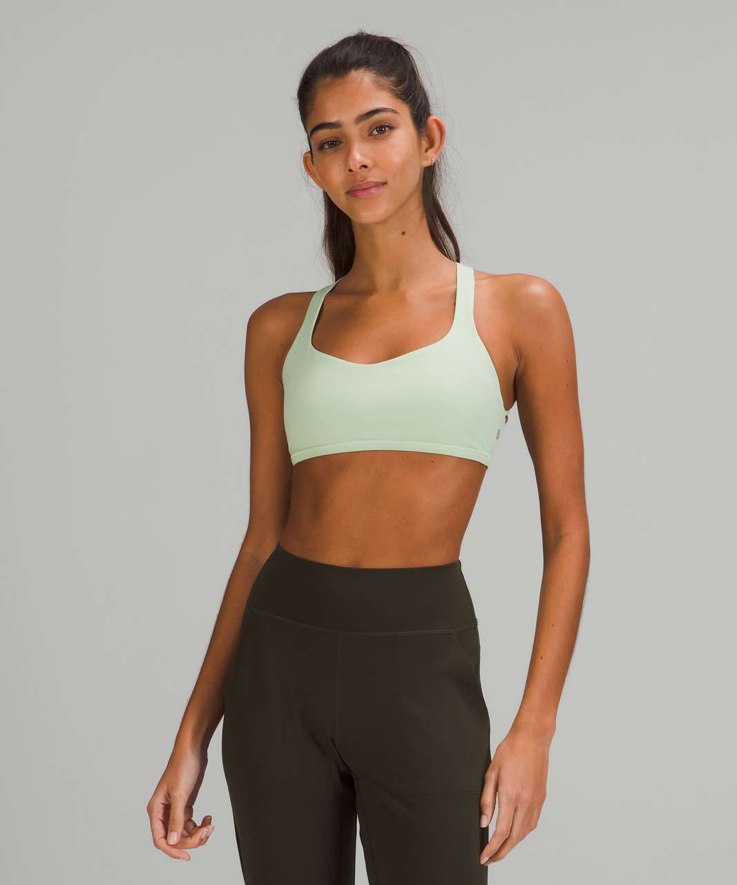 Lululemon Free to Be Bra - Wild *Light Support, A/B Cup - Creamy Mint -  lulu fanatics