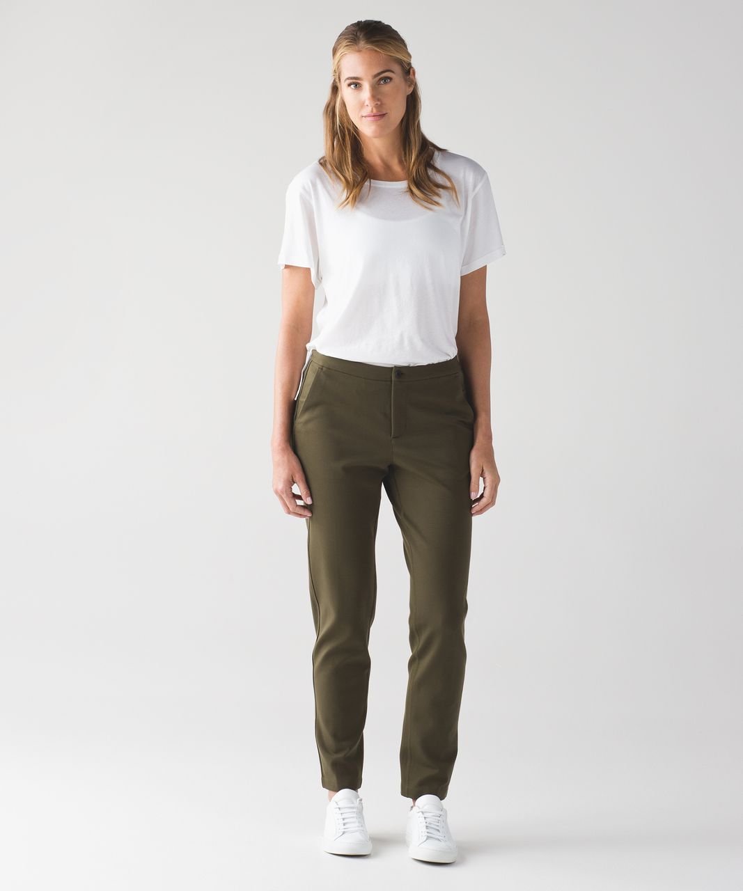 Lululemon Womens 4 Green &go City Trek Trouser Casual Pants - $66