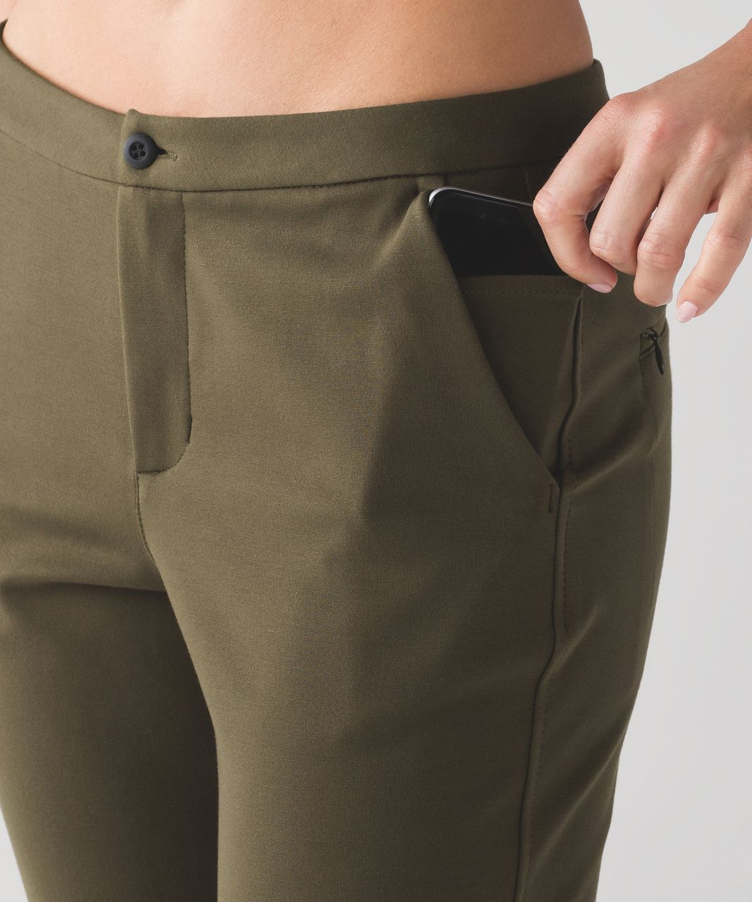 Lululemon City Trek Trouser *28 - Military Green - lulu fanatics