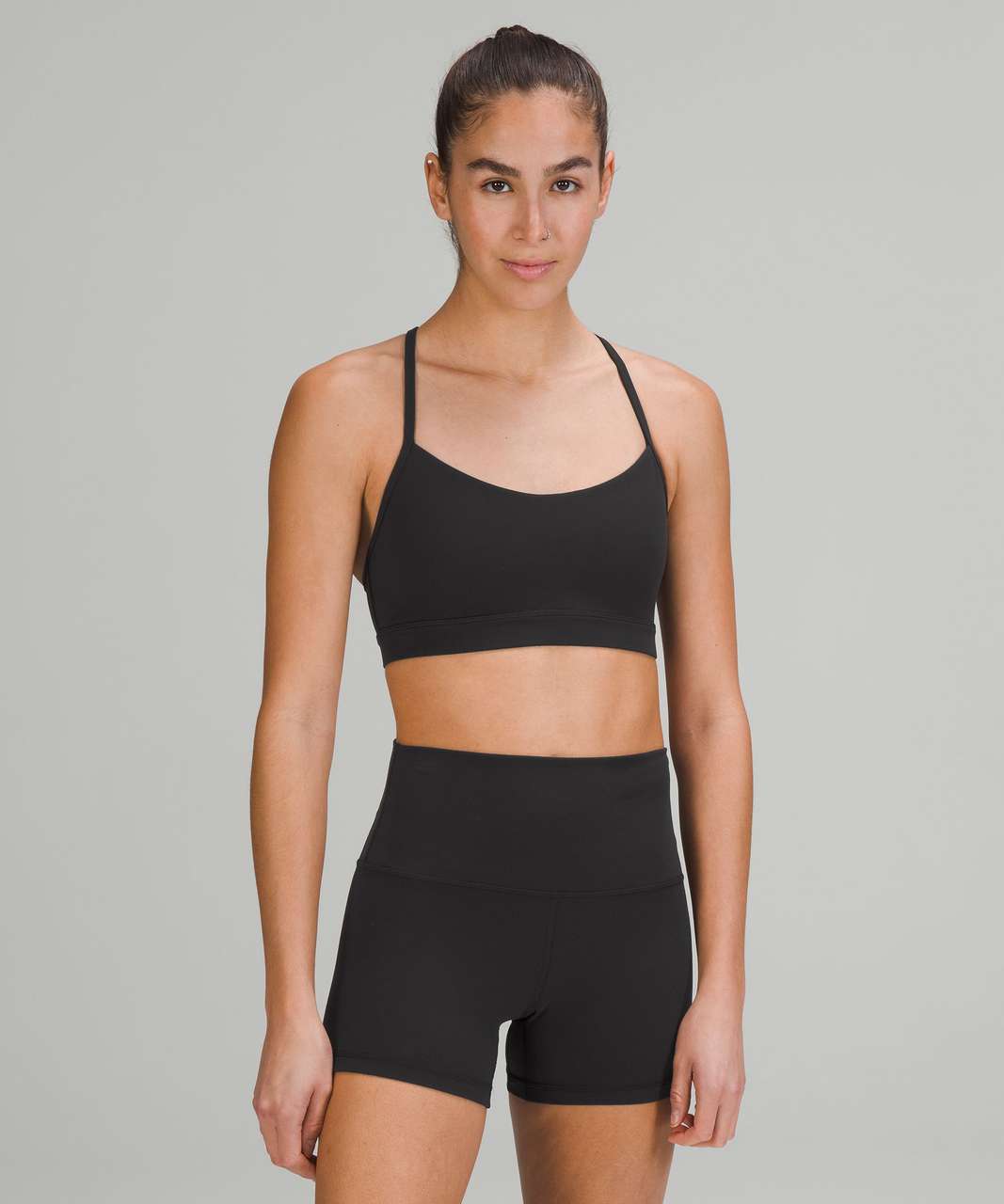 Lululemon Flow Y Adjustable Bra *Light Support, A–C Cups - Black