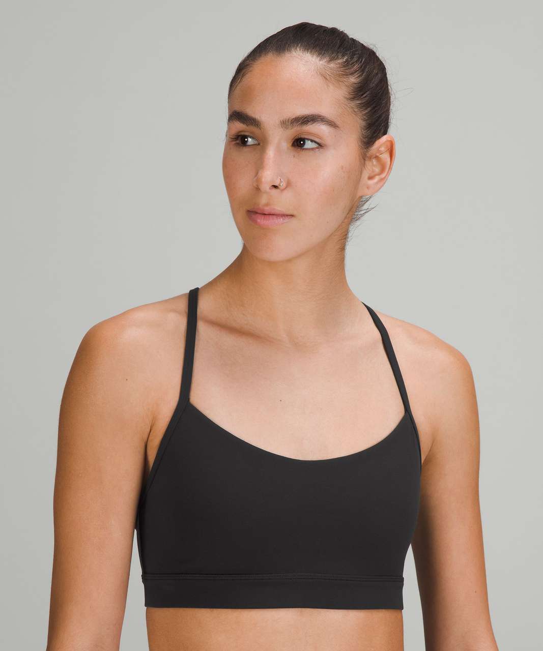 lululemon athletica, Intimates & Sleepwear, Lululemon Black Adjustable  Straps Sports Bra Size 6 In Great Condition