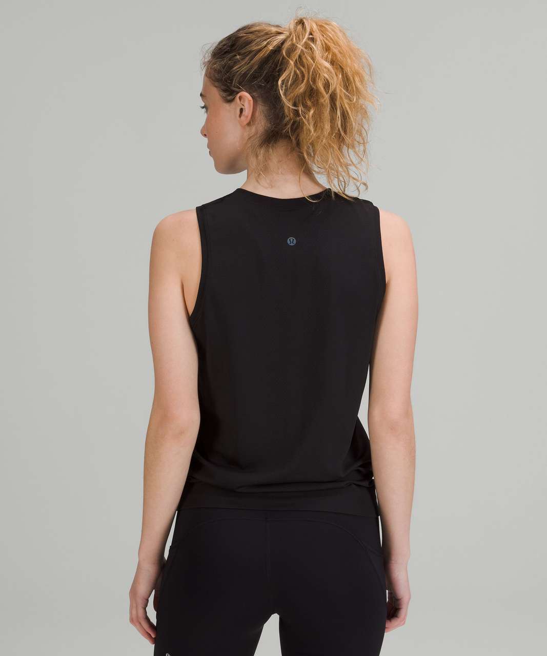 Lululemon Swiftly Relaxed Muscle Tank Top - Black / Black