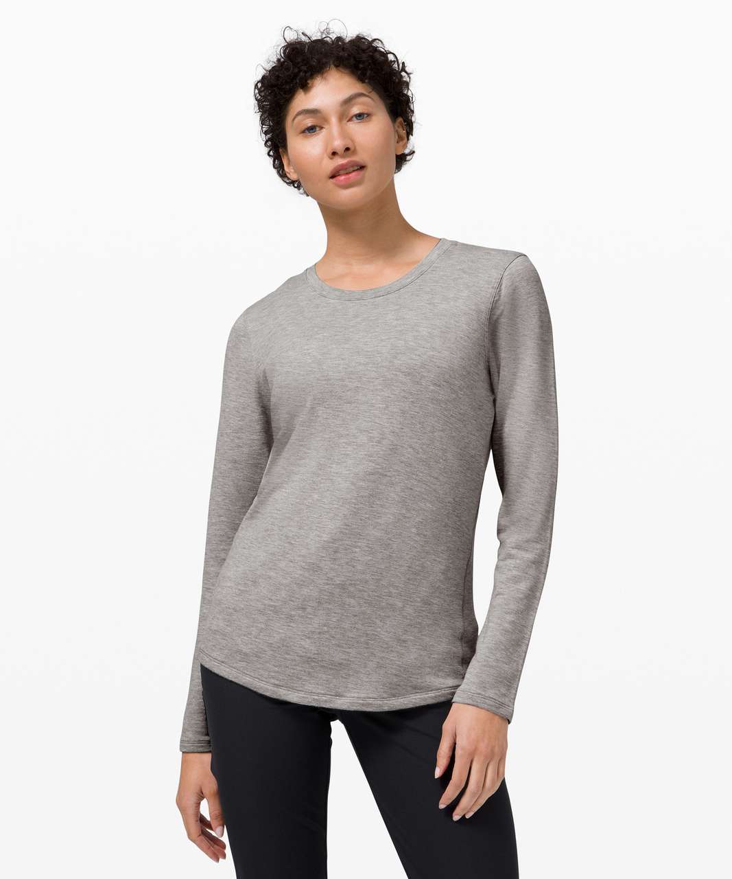 Lululemon Ever Ready Long Sleeve - Heathered Core Light Grey