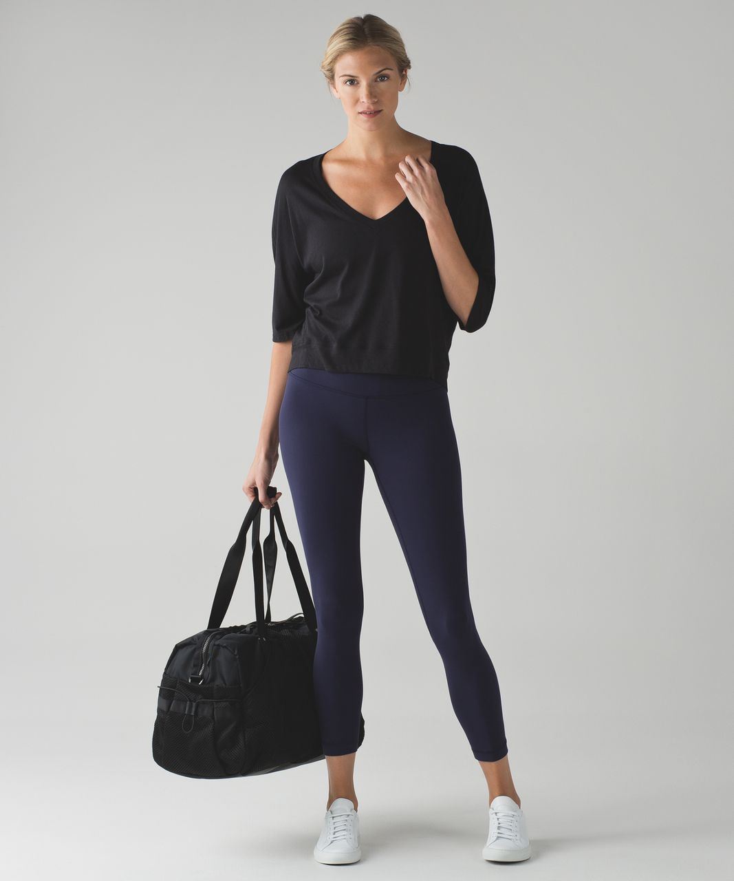 Lululemon Ambleside V Short Sleeve - Black