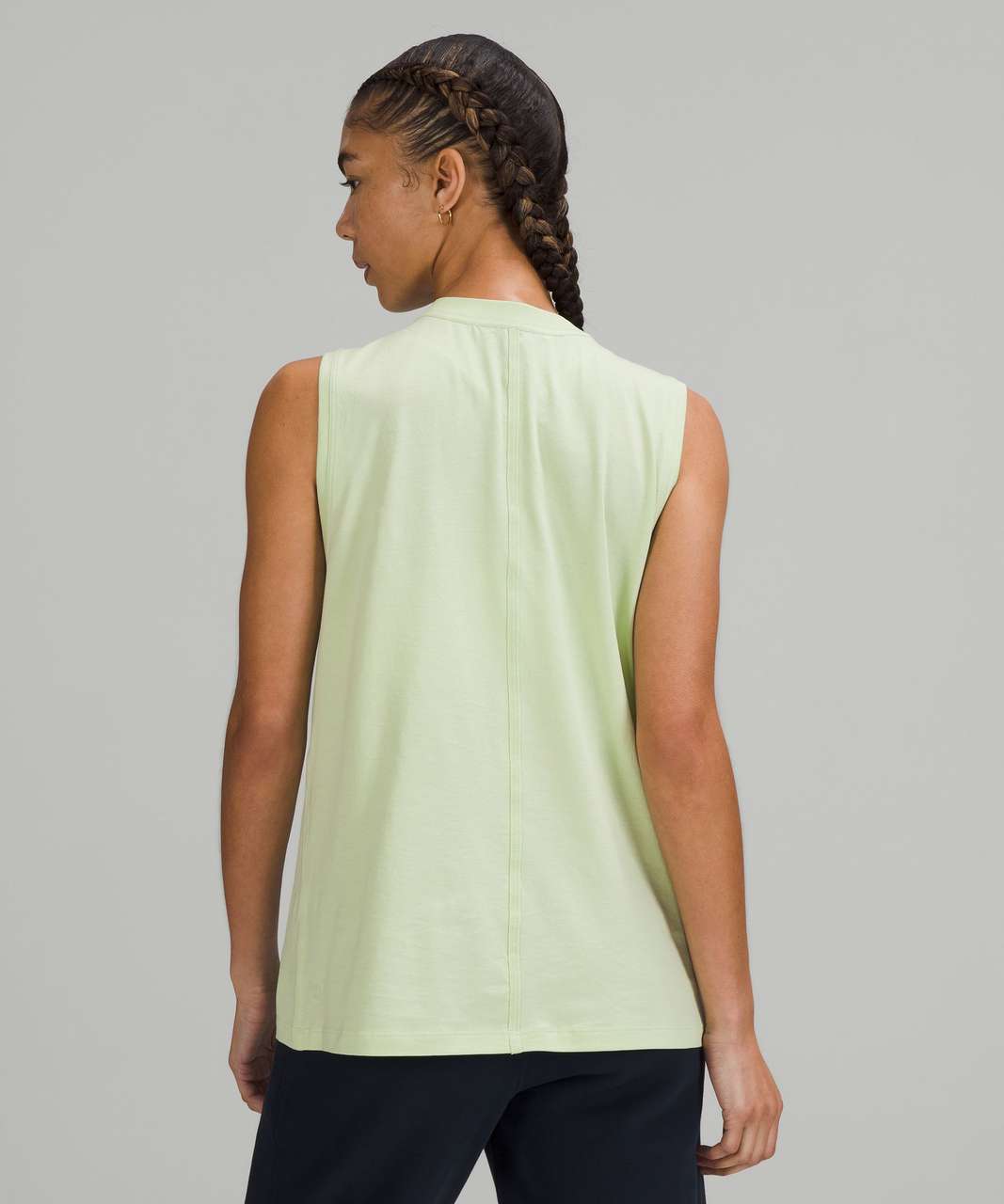 Lululemon All Yours Crop Tank - Crispin Green - lulu fanatics