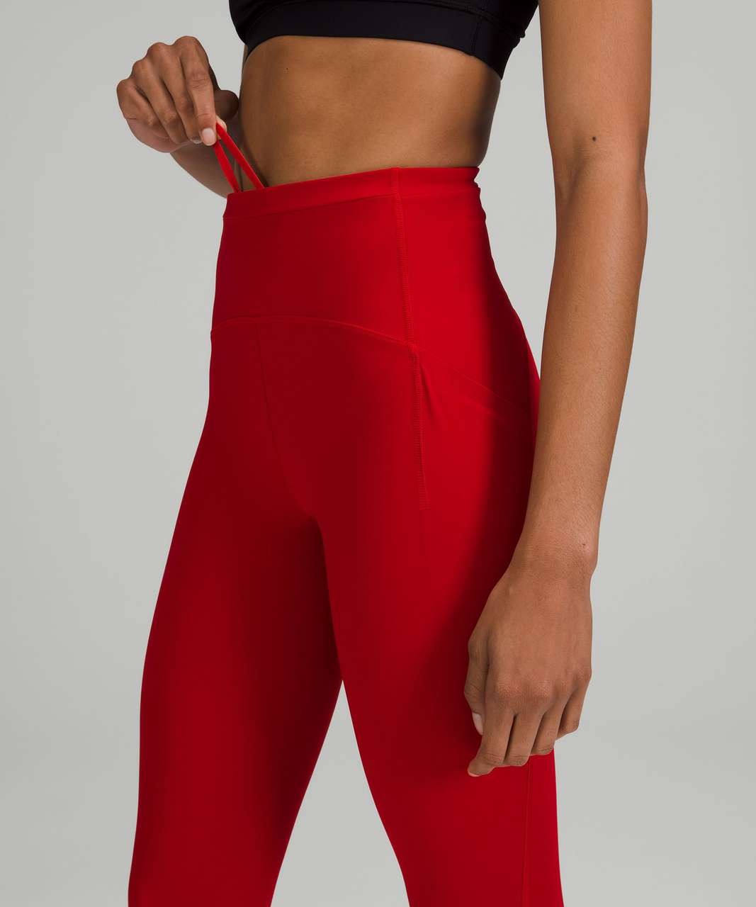 Lululemon Swift Speed High-Rise Crop 21 size 10 dark red