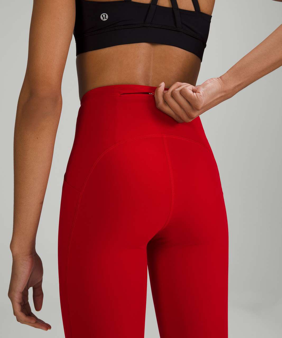 Lululemon Swift Speed High-Rise Crop 21 size 10 dark red