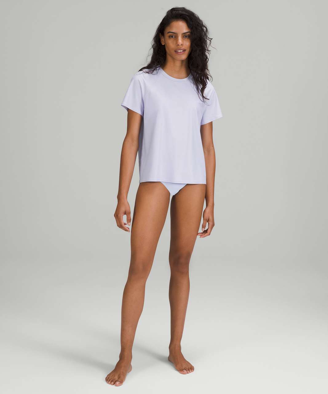 Lululemon Waterside UVP Short-Sleeve Rash Guard - White - lulu fanatics