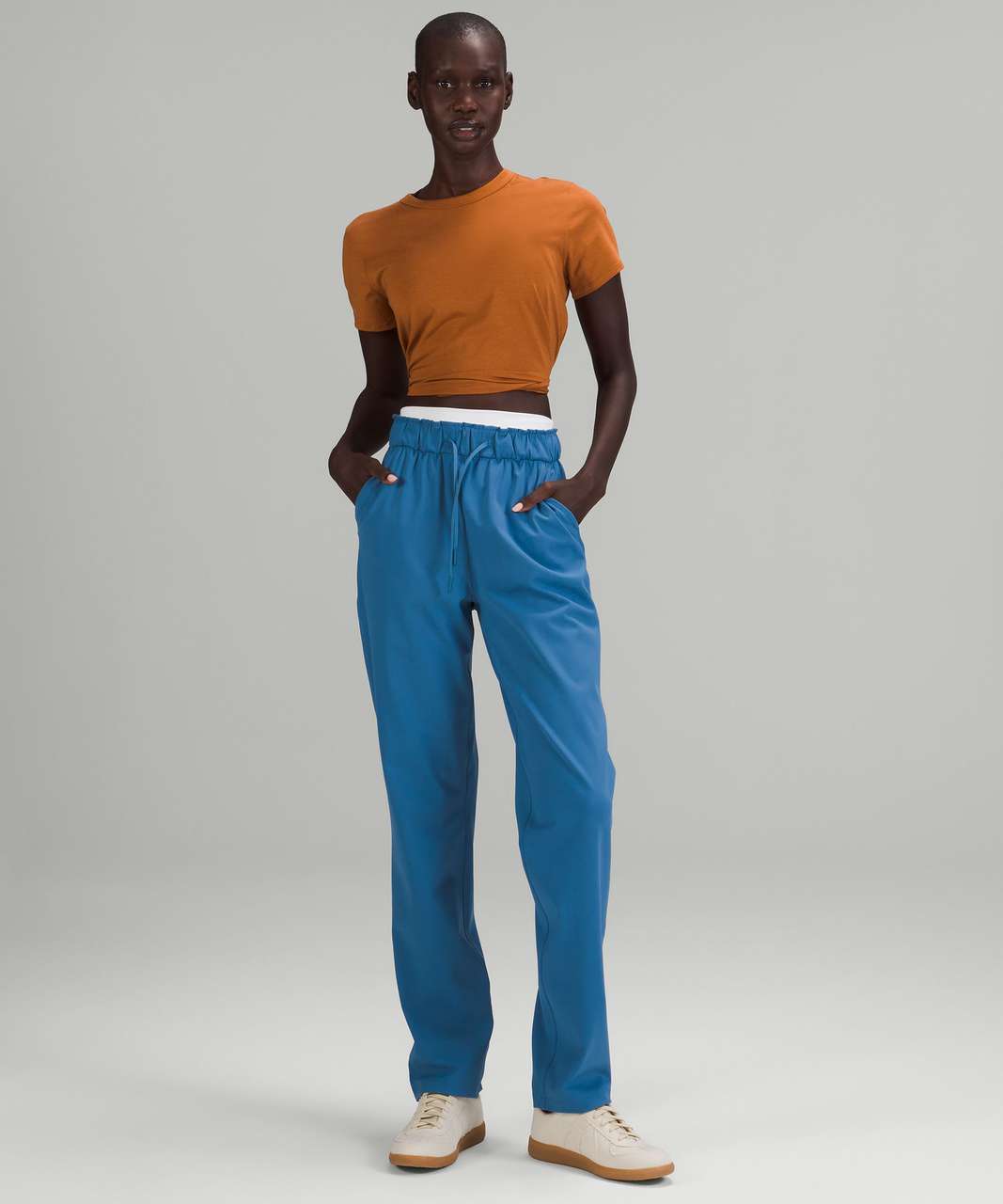 Stretch High-Rise Full Length Pant