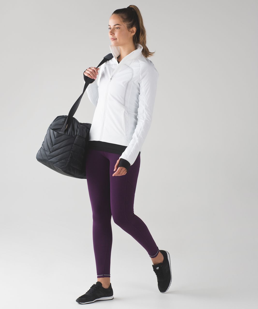 Lululemon Speed Tight V (Brushed) - Darkest Magenta