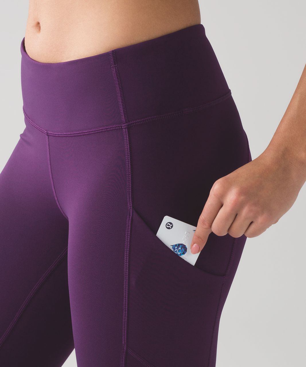 Lululemon Speed Tight V (Brushed) - Darkest Magenta