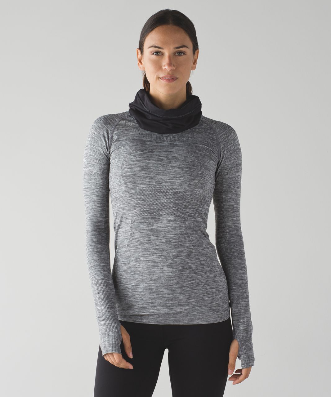 Lululemon Run Fast Neck Warmer - Black - lulu fanatics