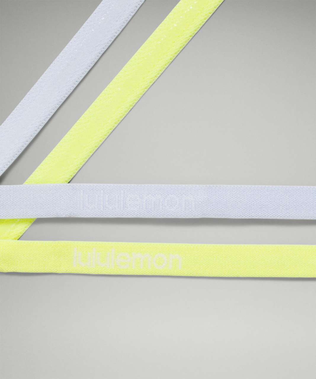 Lululemon Get in Line Headband 2 Pack - Pastel Blue / Electric Lemon