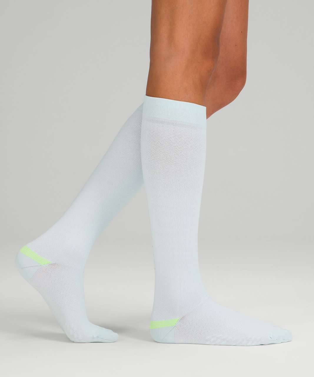 Lululemon MicroPillow Compression Knee-High Running Sock *Light Cushioning  - Sheer Blue - lulu fanatics