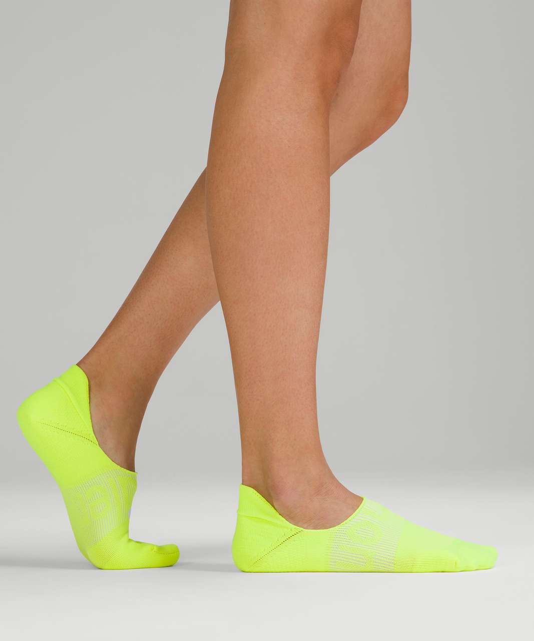 Lululemon Power Stride No-Show Sock with Active Grip 3 Pack - Highlight Pink / Highlight Yellow / Sunset