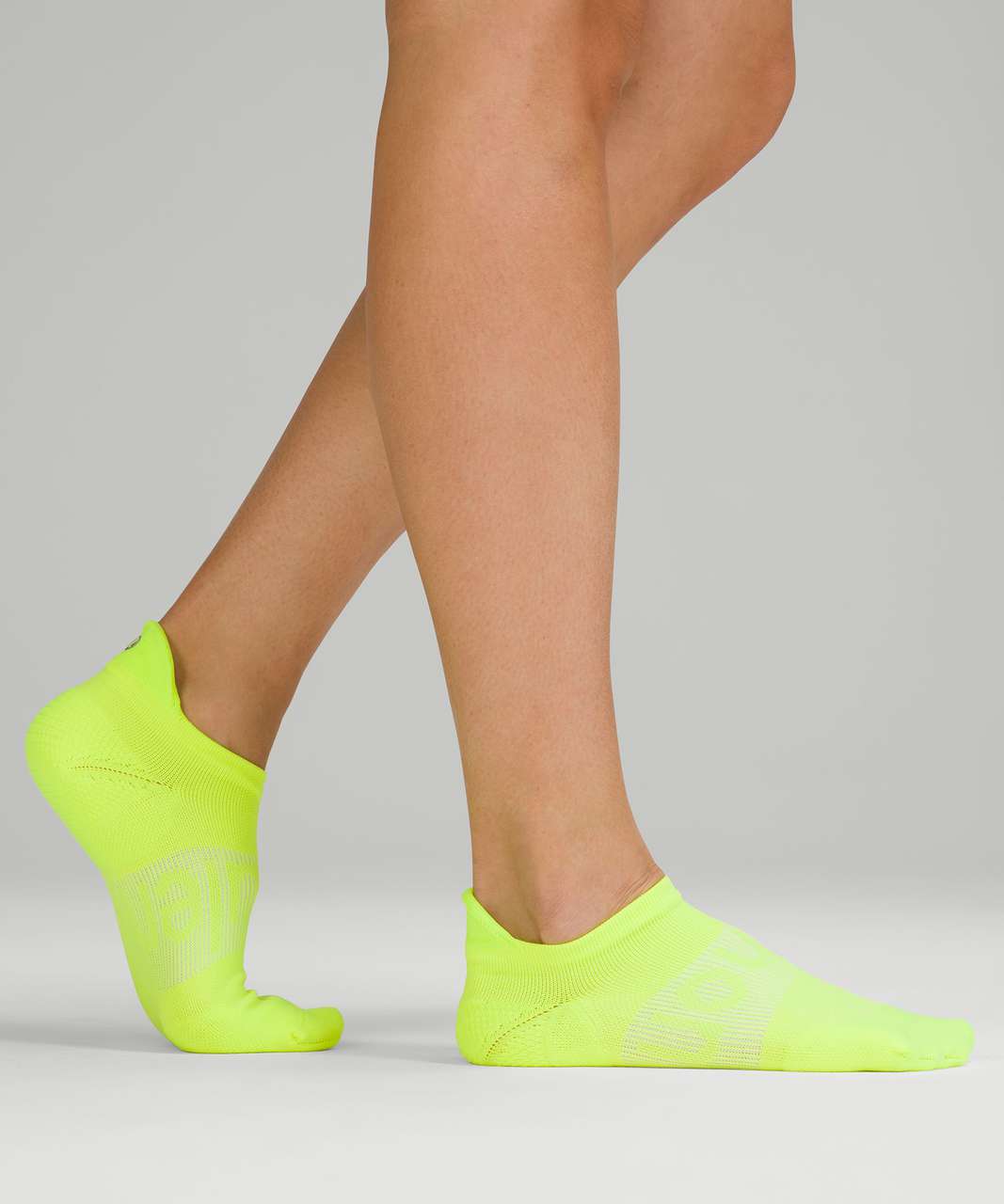 Lululemon Power Stride Ankle Sock 3 Pack - Highlight Yellow / Sunset / Blazer Blue