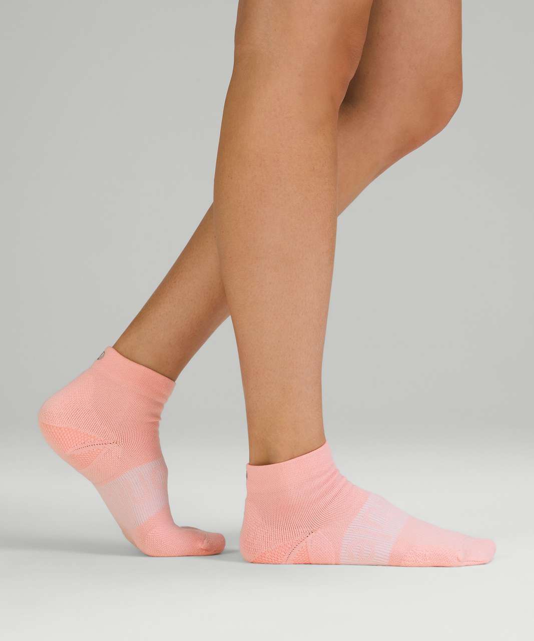 Lululemon Power Stride Ankle Sock 3 Pack - Dew Pink / Pastel Blue / White