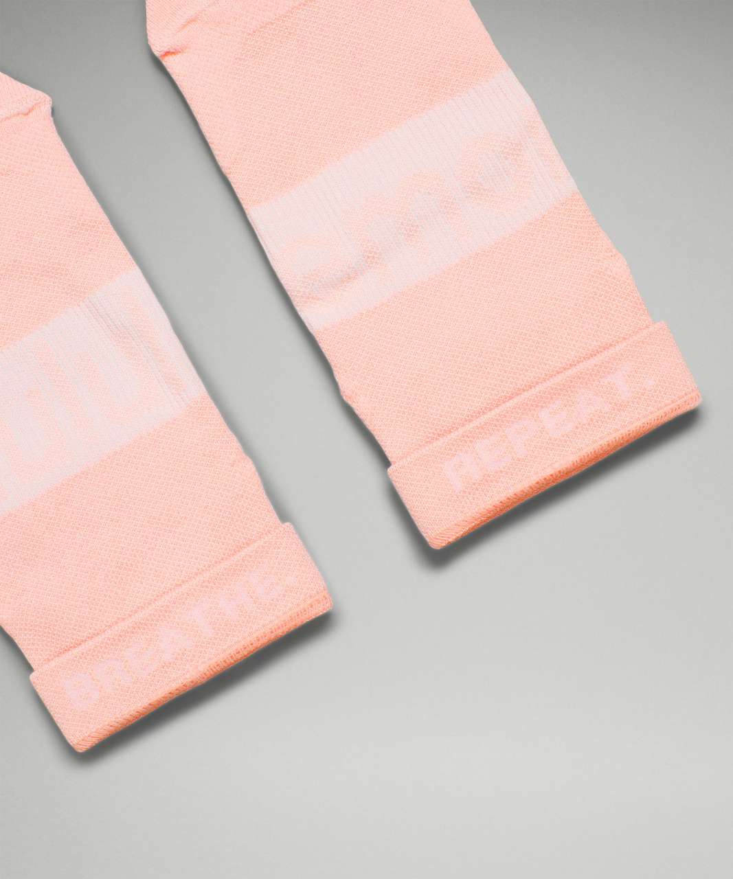 Lululemon Power Stride Ankle Sock 3 Pack - Dew Pink / Pastel Blue / White