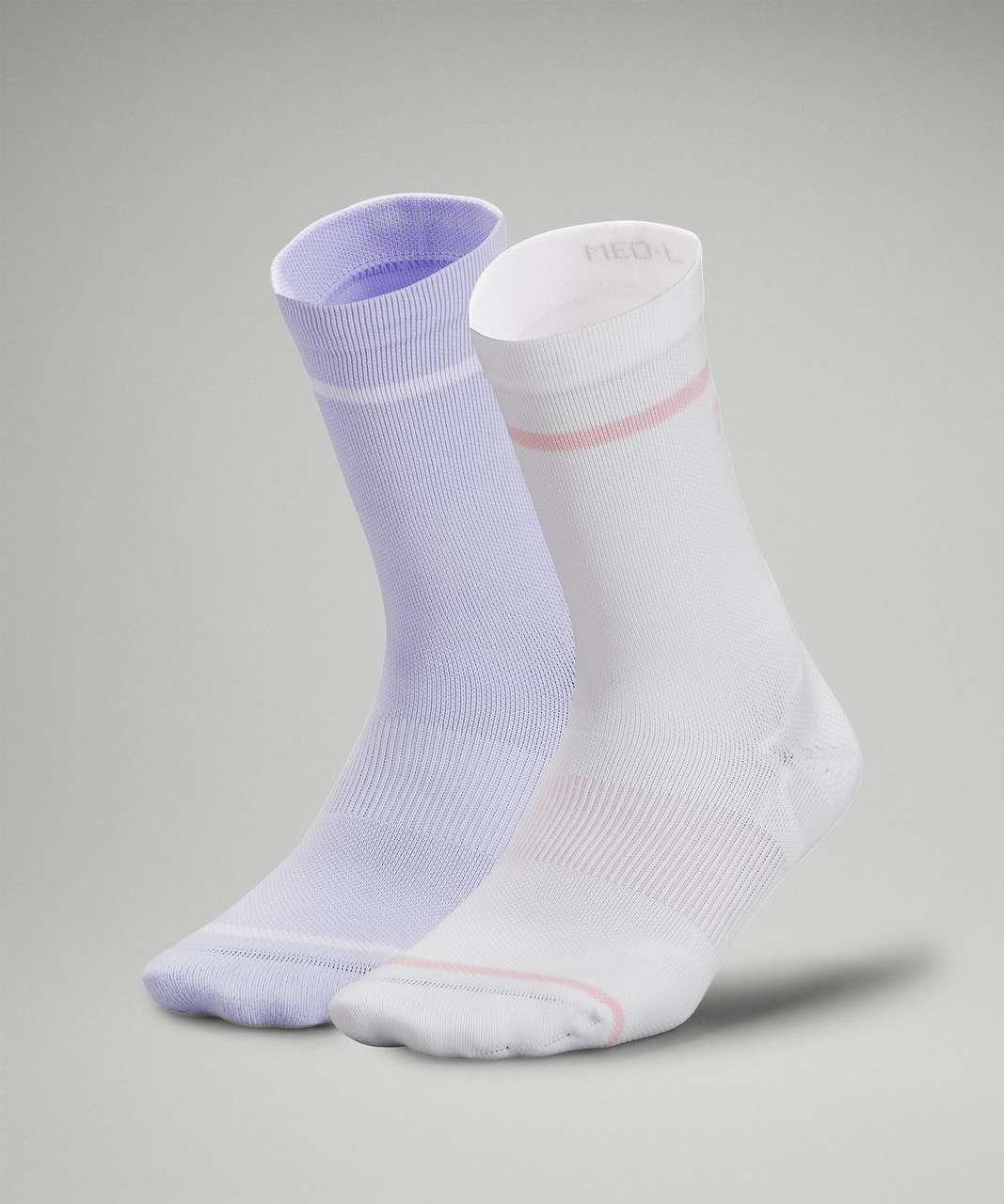 lululemon athletica Power Stride Crew Socks Stripe 3 Pack - Color