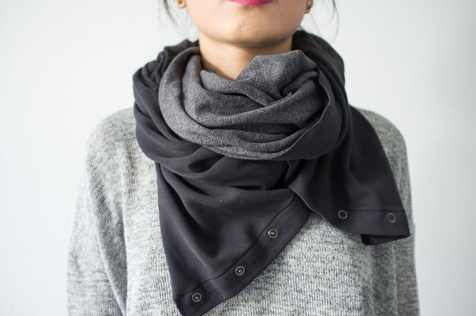 Lululemon Vinyasa Scarf *Rulu - Wee Stripe Black White / Black