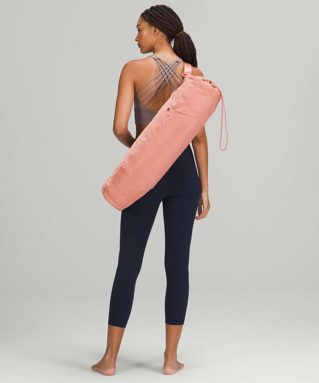 Lululemon Adjustable Yoga Mat Bag - Pink Savannah - lulu fanatics