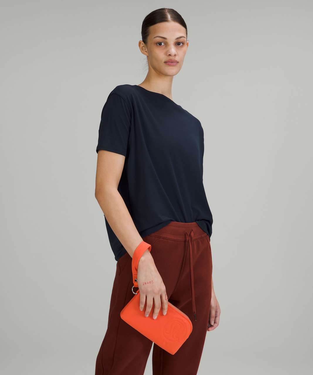 Lululemon Now and Always Pouch *Puffy - Warm Coral