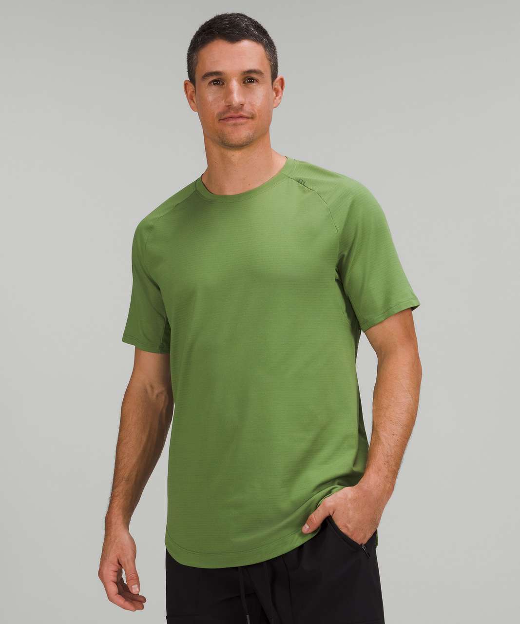 Lululemon Drysense Training Short Sleeve Shirt - Cedar Green