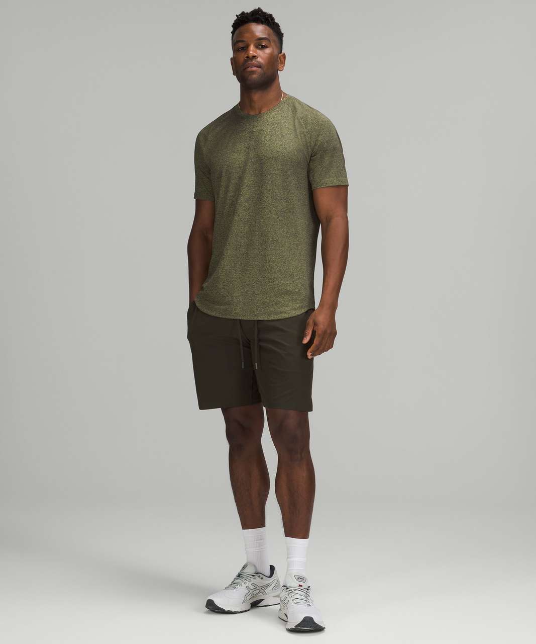 Lululemon Drysense Training Short Sleeve Shirt - Heathered Creamy Mint -  lulu fanatics