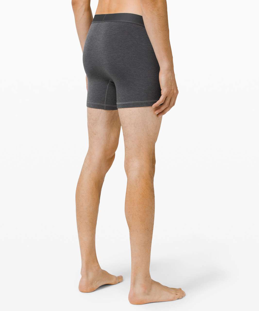 Lululemon Always in Motion Boxer 5" 3 Pack - Black / Heathered Core Medium Grey / Heathered Core Dark Grey