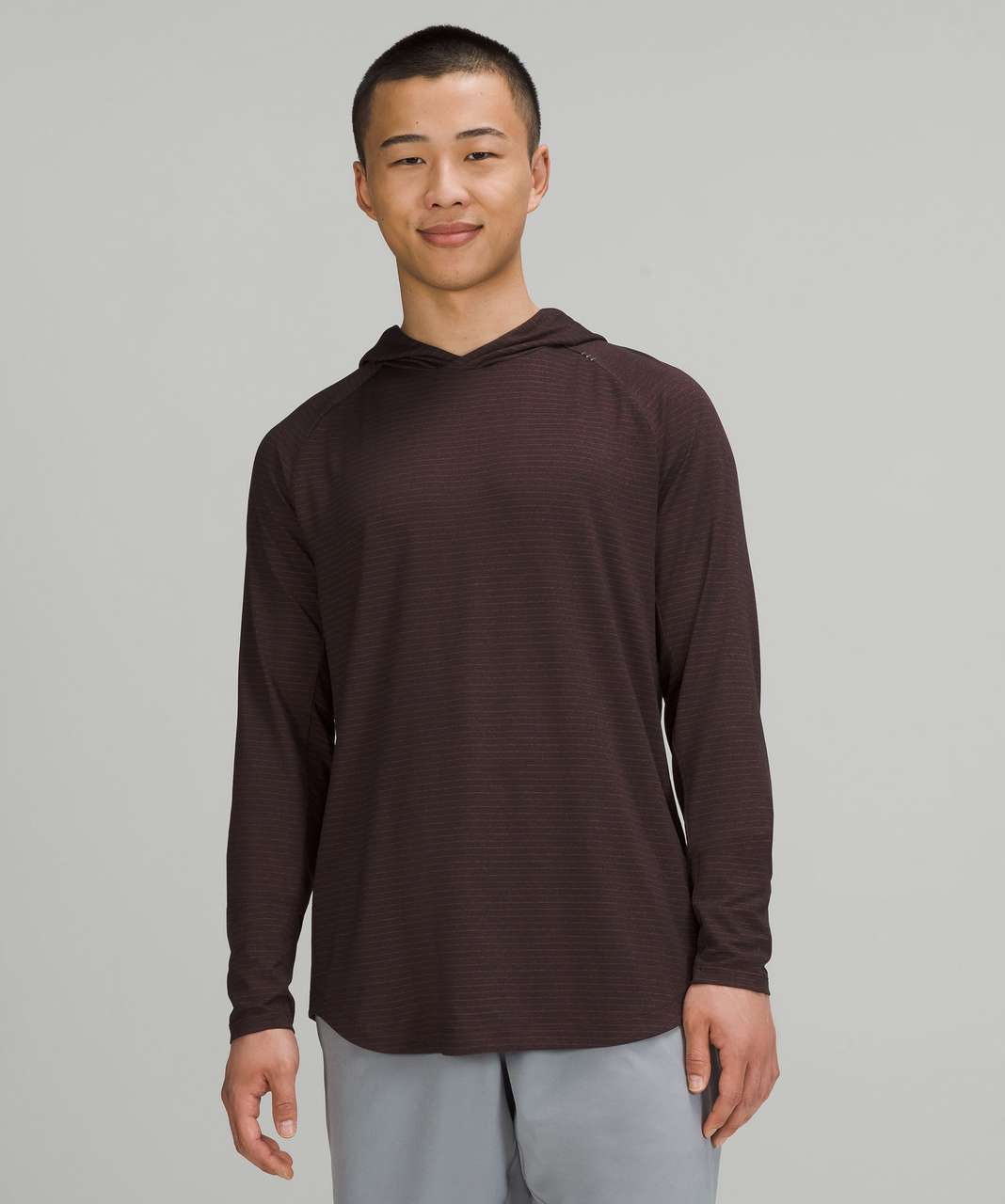 Lululemon Drysense Training Hoodie - Black / Cassis