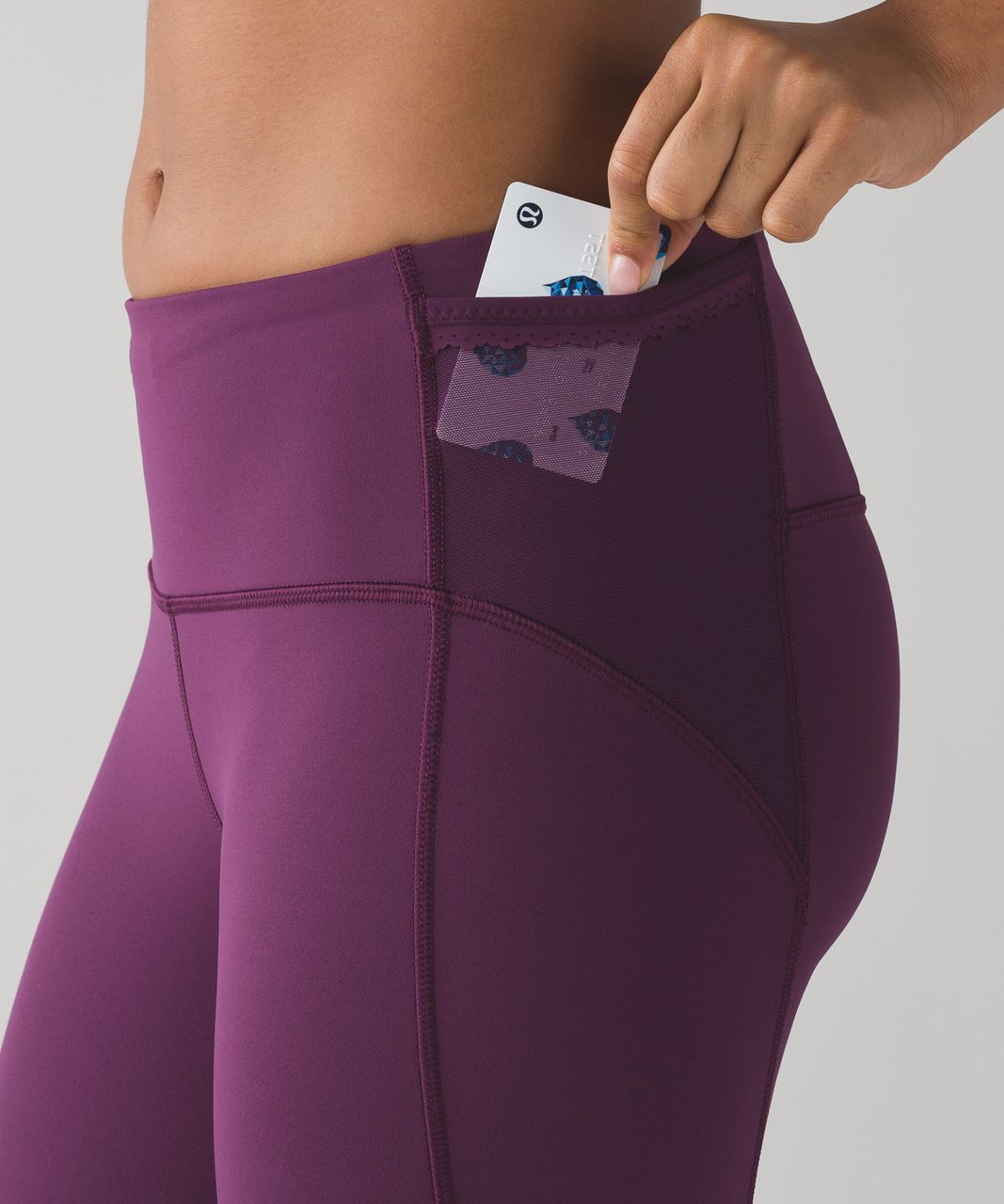 Lululemon Free Runner Crop - Plum