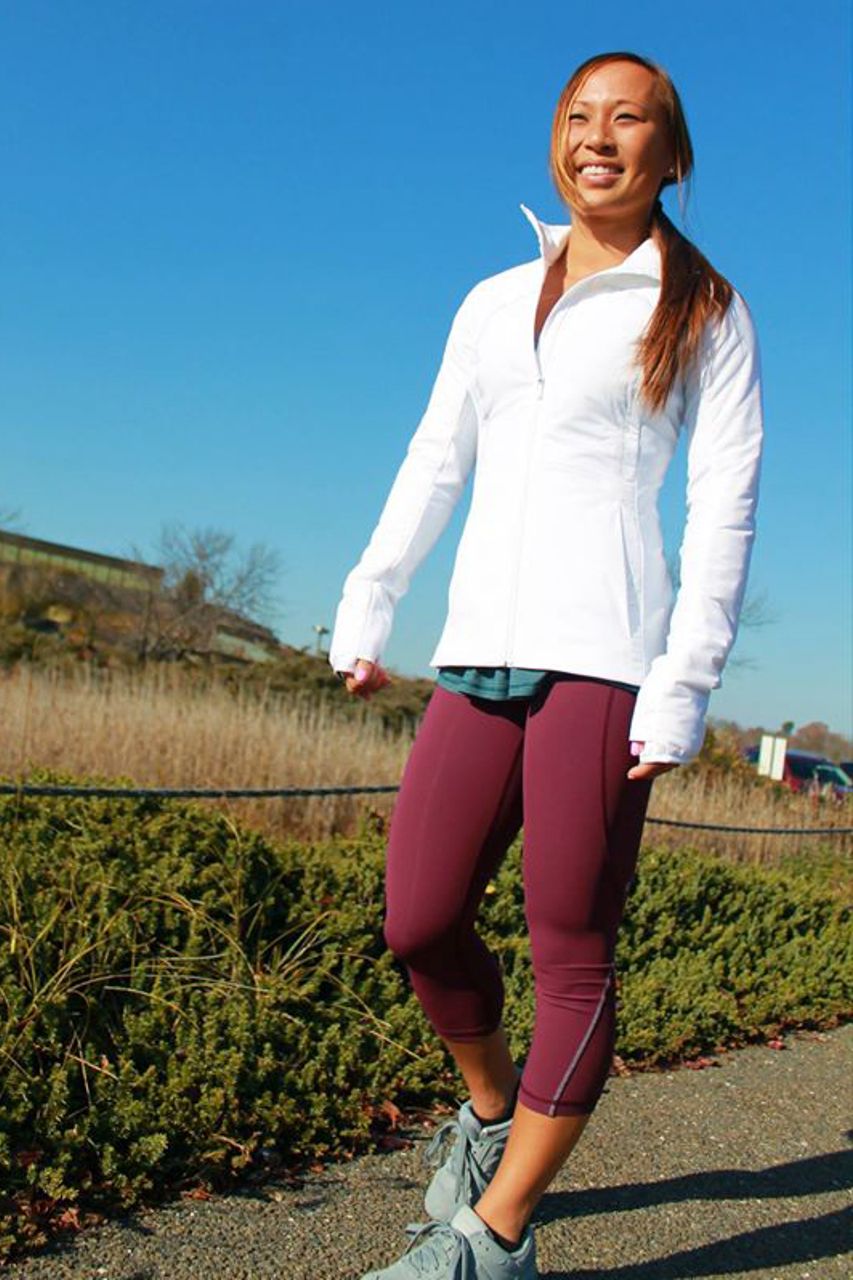 Lululemon Free Runner Crop - Plum