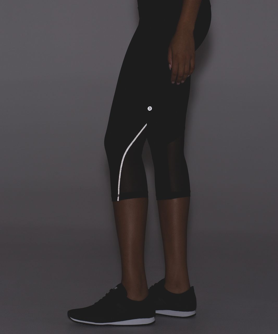 Lululemon Free Runner Crop - Black - lulu fanatics