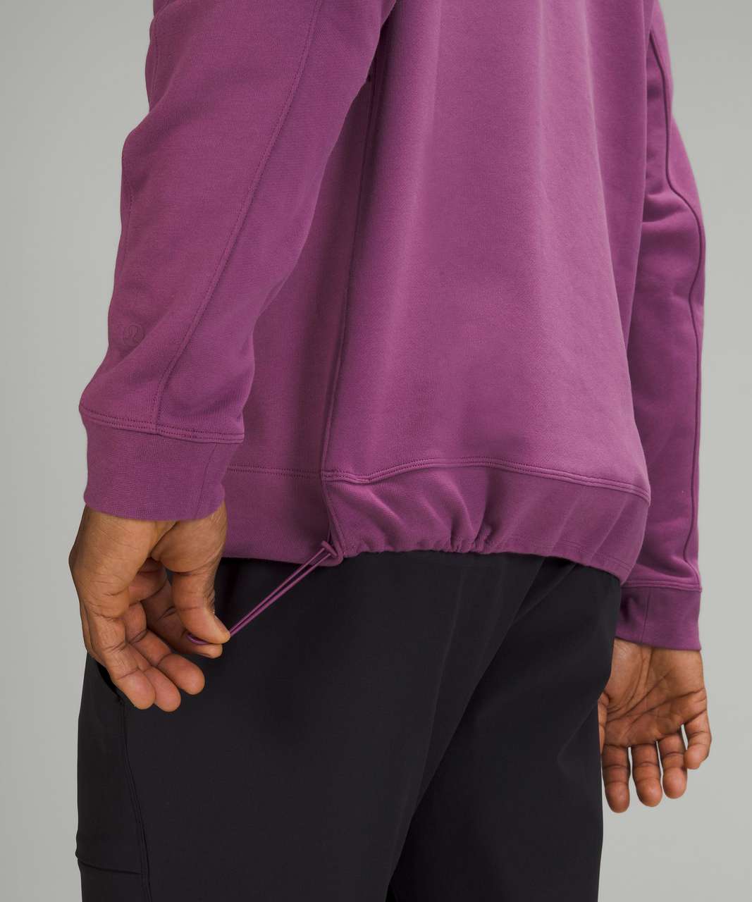 Lululemon French Terry Oversized Long Sleeve Crew - Vintage Plum