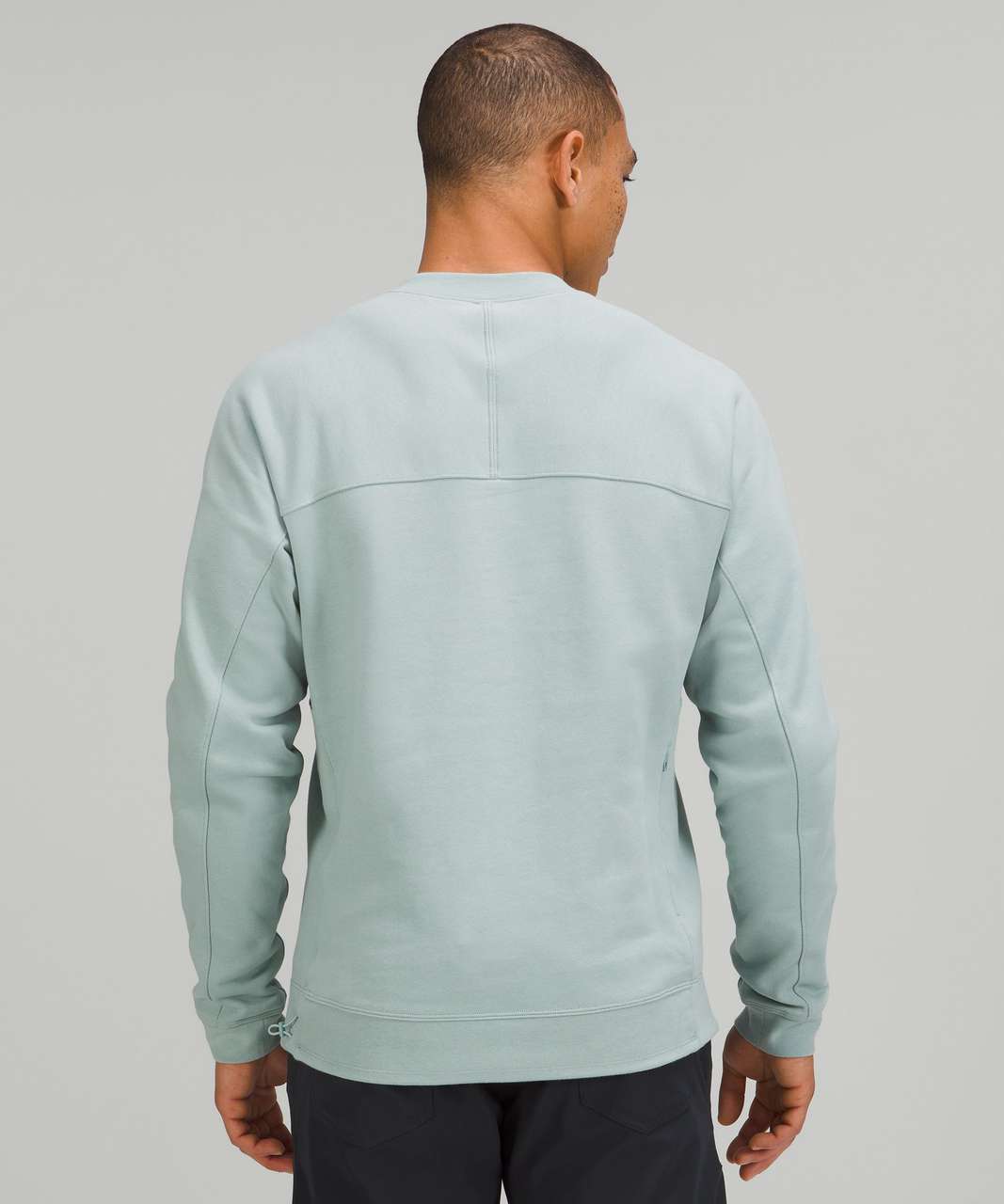 Lululemon French Terry Oversized Long Sleeve Crew - Silver Blue