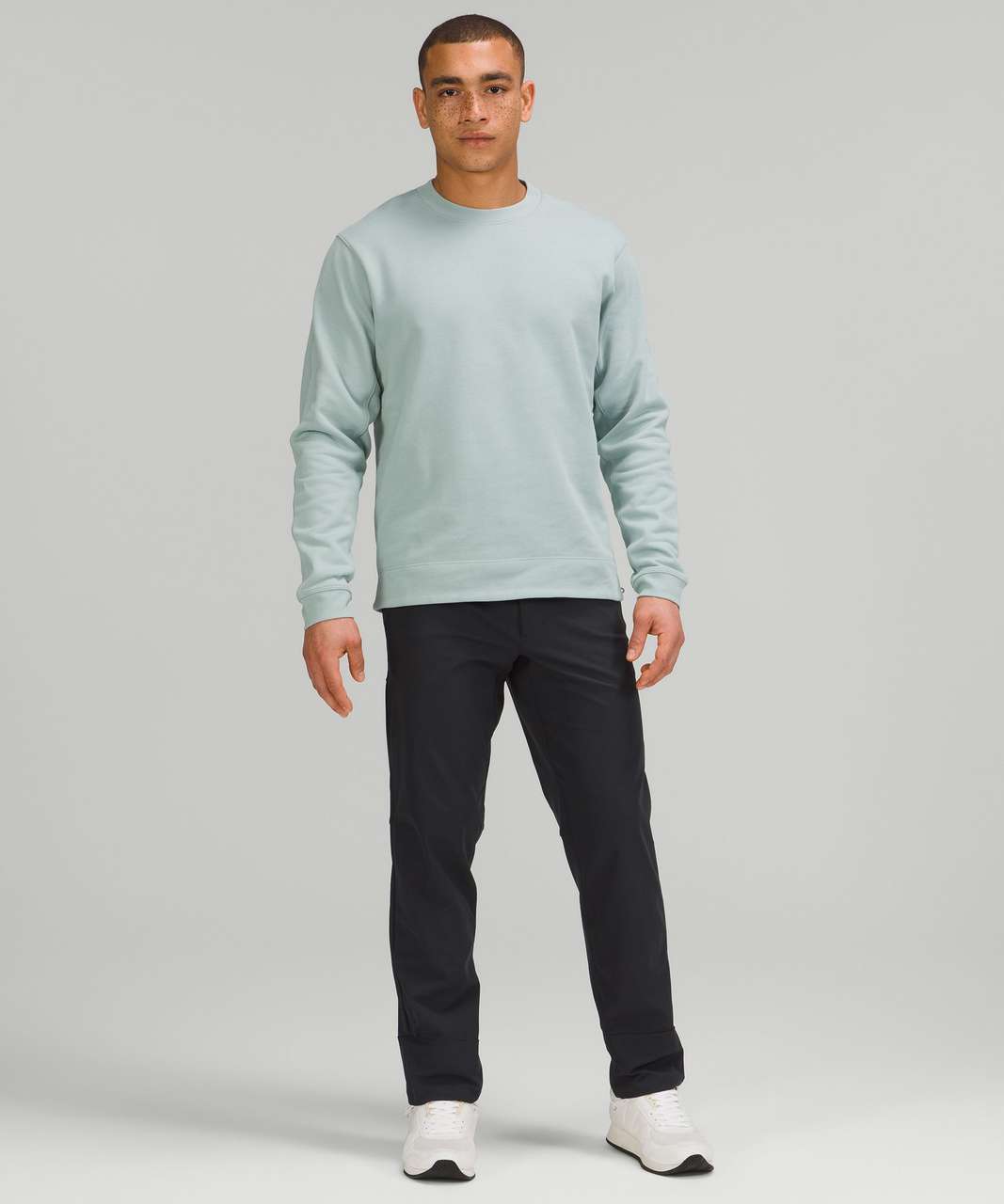 Lululemon French Terry Oversized Long Sleeve Crew - Silver Blue