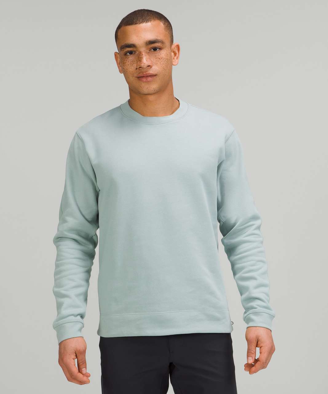 Lululemon French Terry Oversized Long Sleeve Crew - Silver Blue - lulu ...