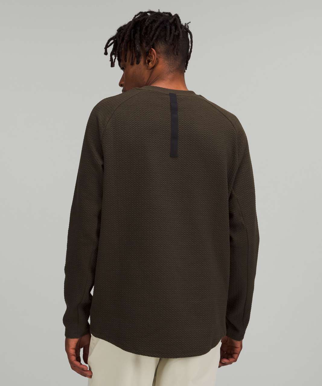 Lululemon At Ease Crew - Dark Olive - lulu fanatics