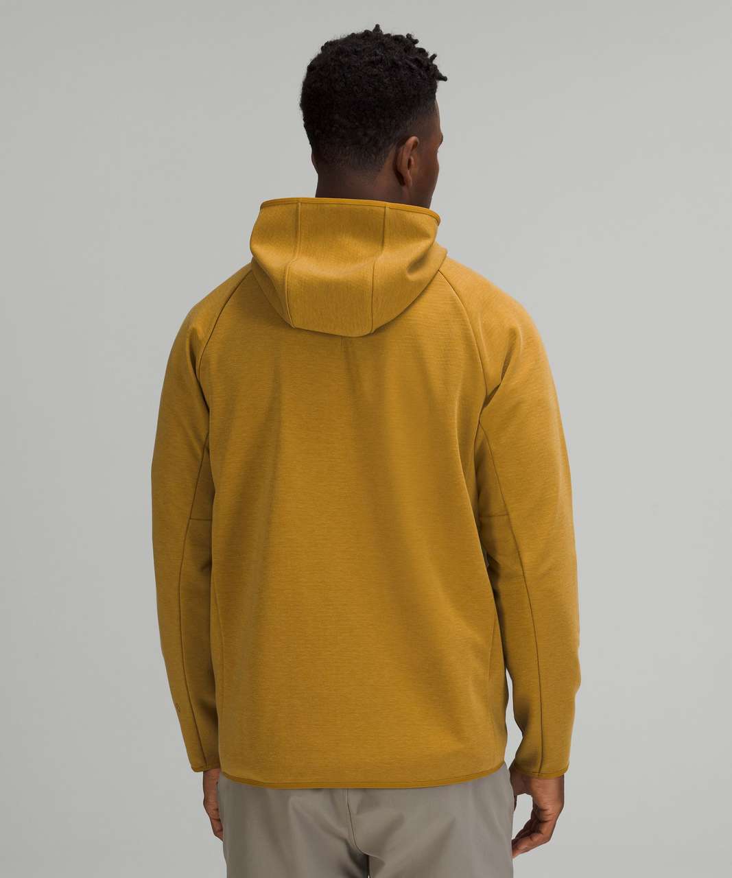 Lululemon GridLiner Fleece Zip Hoodie - Heathered Gold Spice