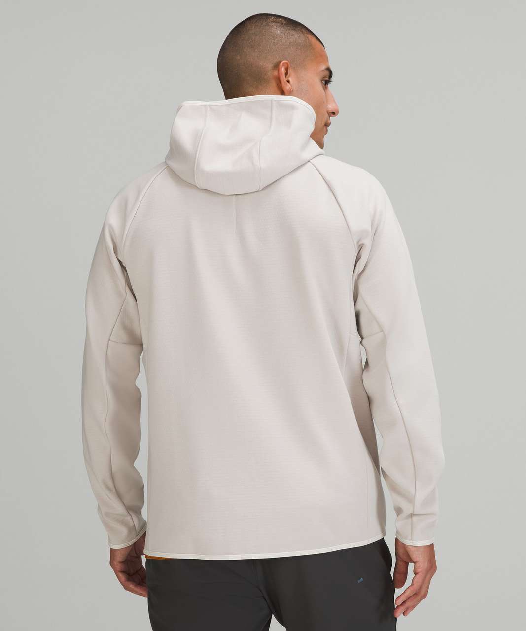 Lululemon GridLiner Fleece Zip Hoodie - Heathered Dove Grey