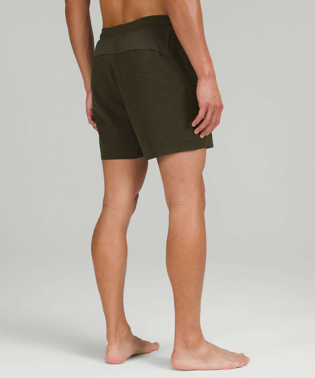 Lululemon Balancer Short 6"*Everlux - Heathered Dark Olive