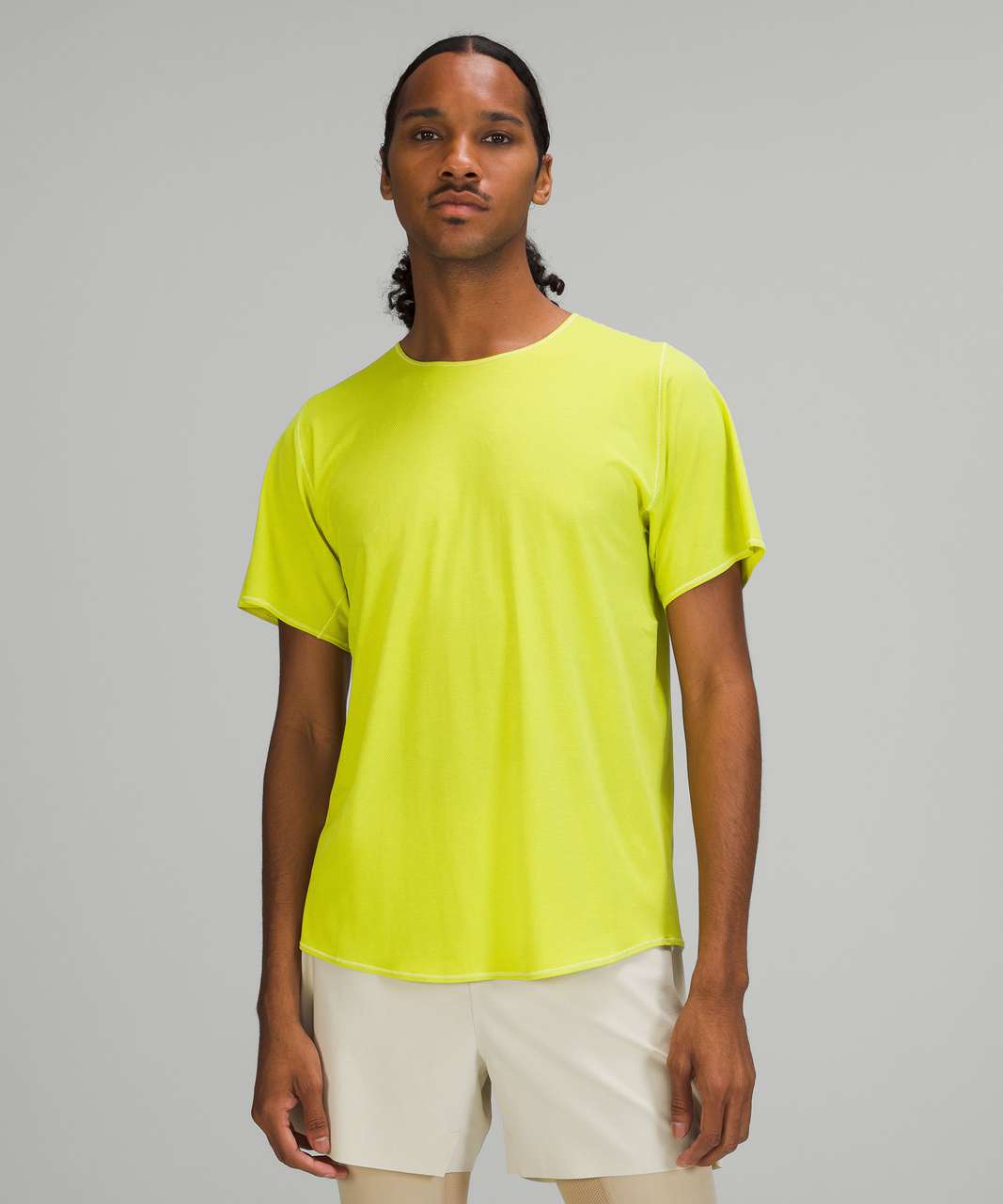 Lululemon lab Running T-Shirt - Yellow Serpentine