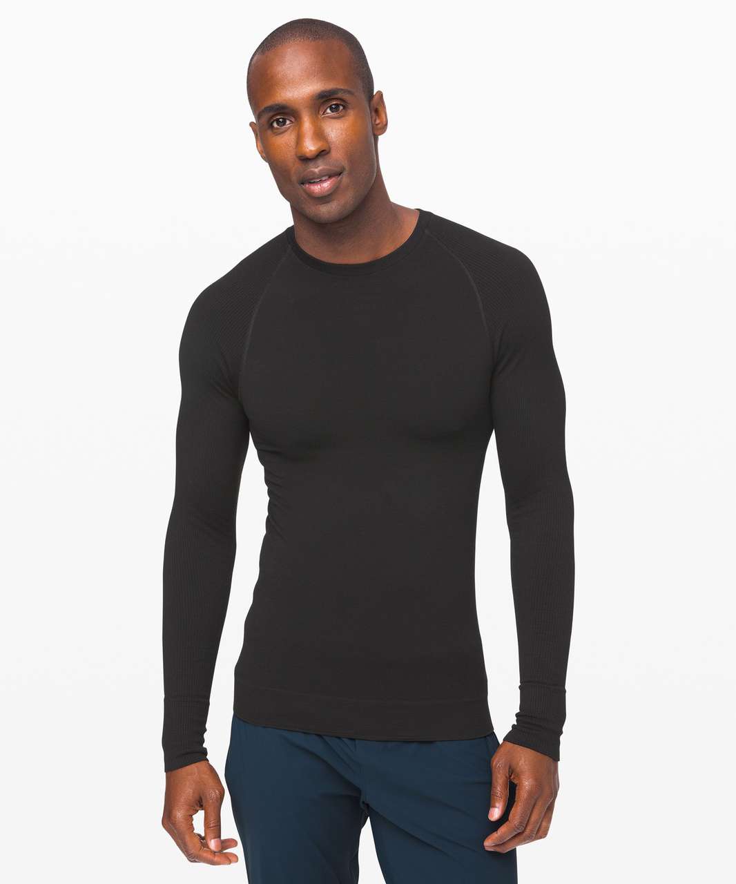 Lululemon Keep the Heat Thermal Long Sleeve Shirt - Black - lulu fanatics