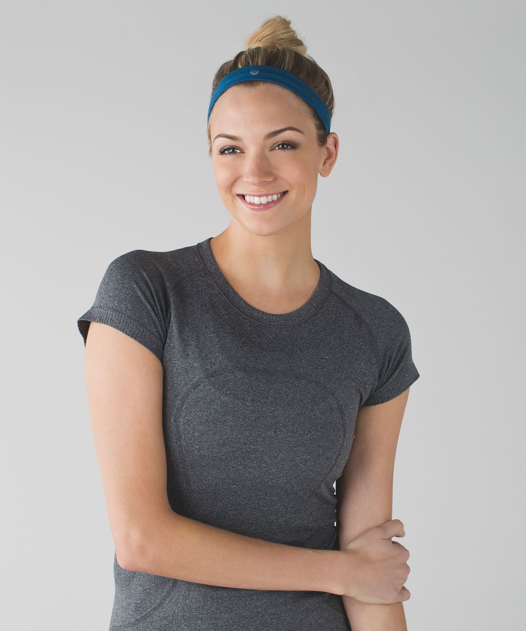 Lululemon Cardio Cross Trainer Headband - Heathered Lakeside Blue