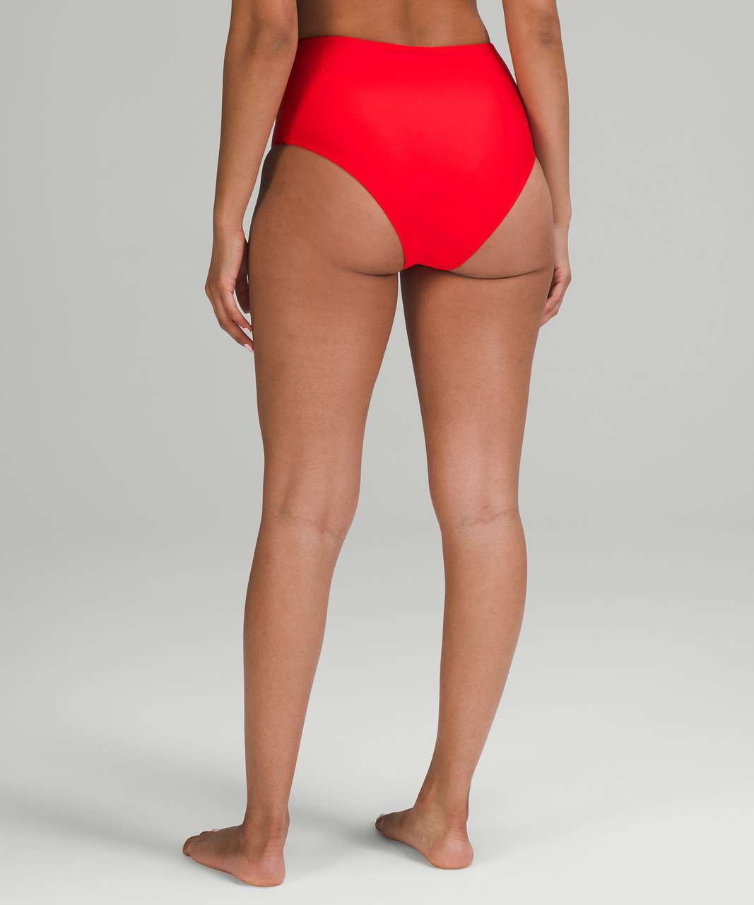 Lululemon Waterside High-Waist Skimpy-Fit Swim Bottom - True Red - lulu  fanatics