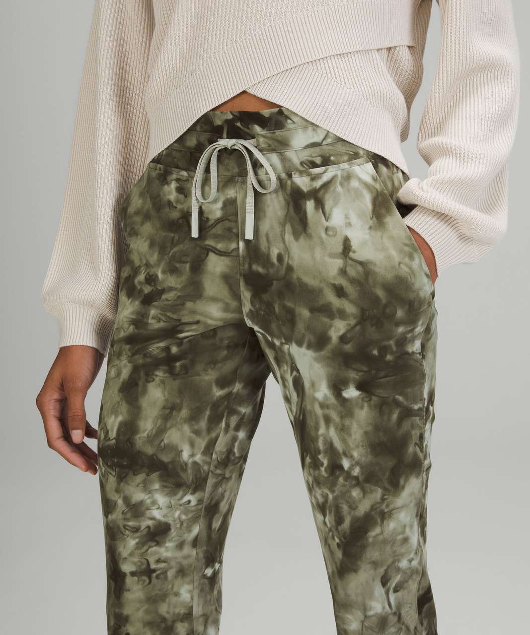 Lululemon Ready to Rulu High-Rise Jogger - Diamond Dye Light Sage Medium  Olive - lulu fanatics