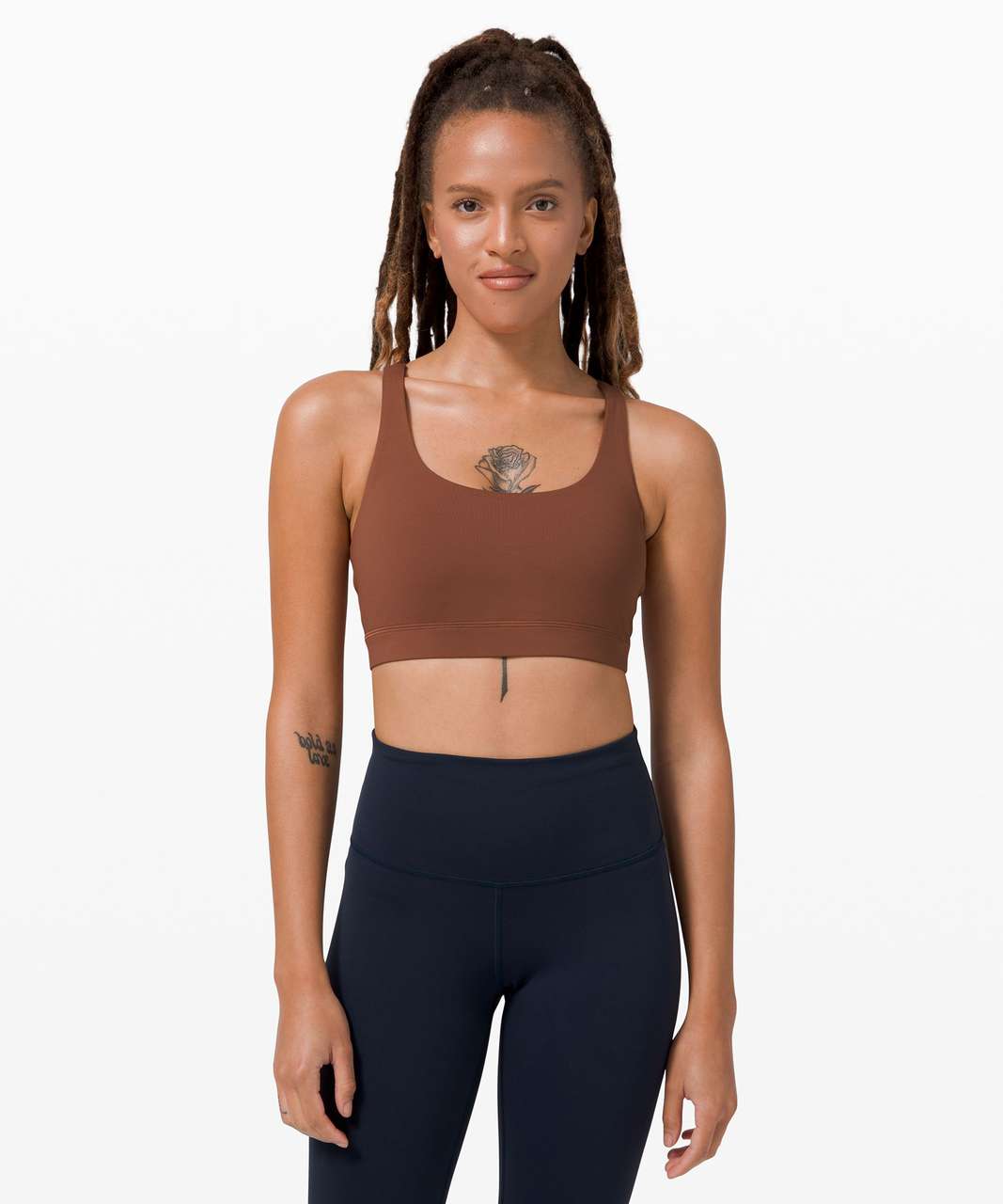 Lululemon Energy Bra *Medium Support, B–D Cups - Ancient Copper